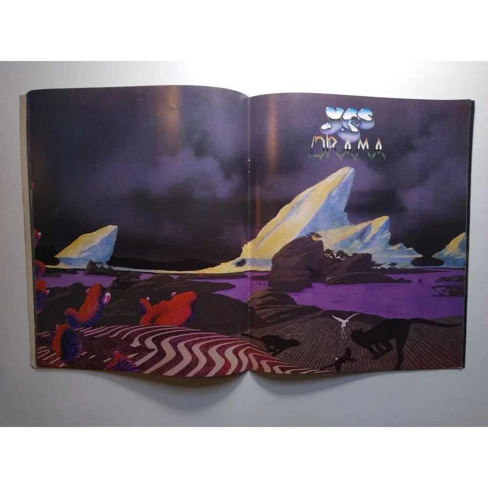 Yes Yeshows Tour Program 1980 Drama Album Concert Book Prog Classic Art Rock